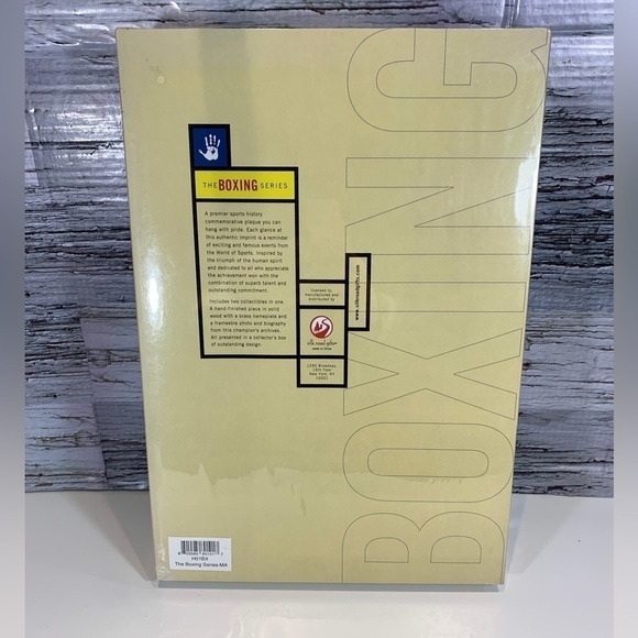 MUHAMMAD Ali The Boxing Series Silk Road Gifts Authentic Plaque Collectible Seal - Picture 2 of 10